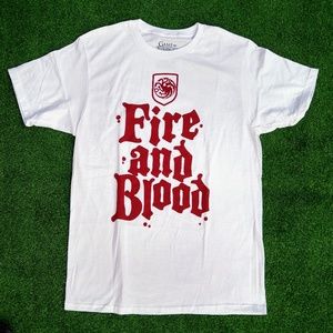 House of the Dragon/Game of Thrones Targaryen Fire and Blood HBO Med Shirt New